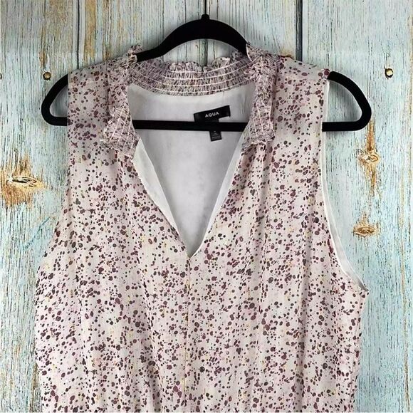 AQUA Smocked Mini Dress - 100%
Exclusive - Picture 6 of 7